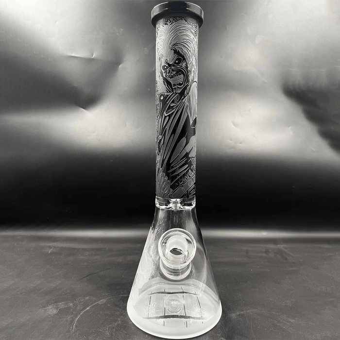 Water Pipe - vape702usa Black and Clear Glass Water Pipe water Pipes