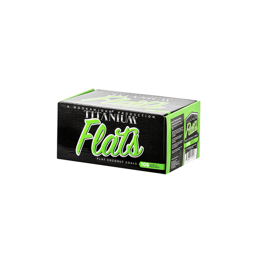 Titanium Flats 96pcs Charcoal - vape702usa Titanium Flats 108pcs Charcoal Charcoal